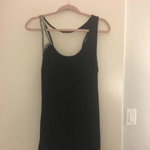 Ella Moss Black Dress with Lace Detailing